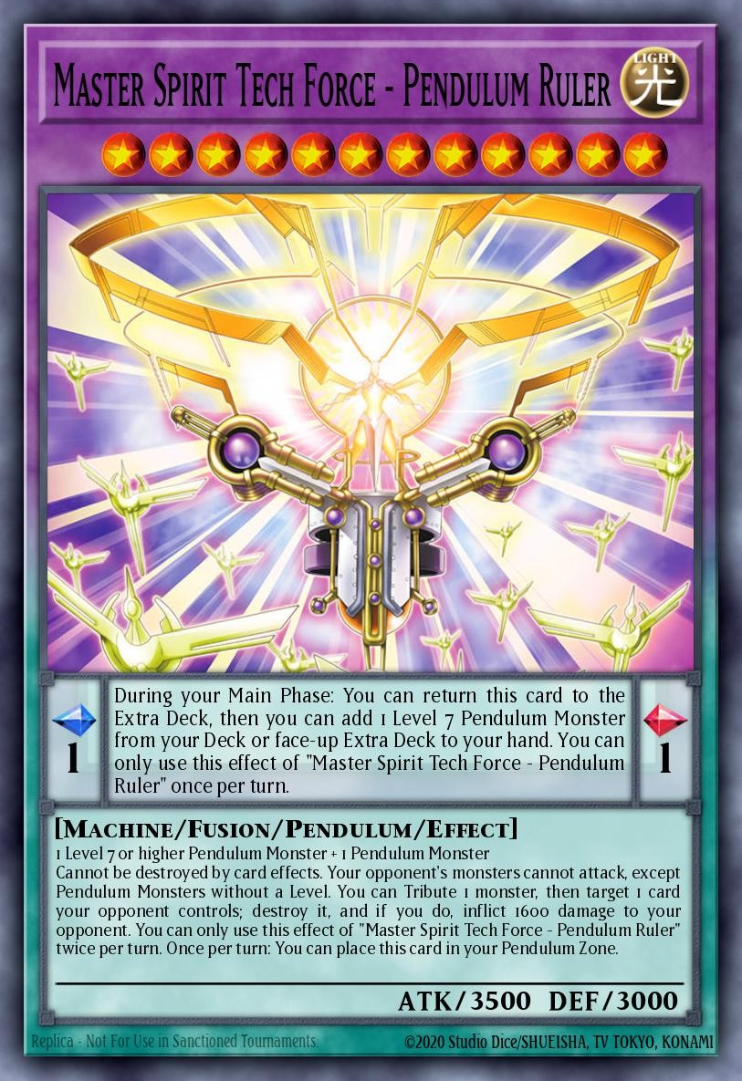 Master Spirit Tech Force - Pendulum Ruler - Image 1