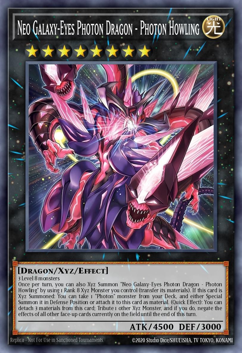Neo Galaxy-Eyes Photon Dragon - Photon Howling - Image 1