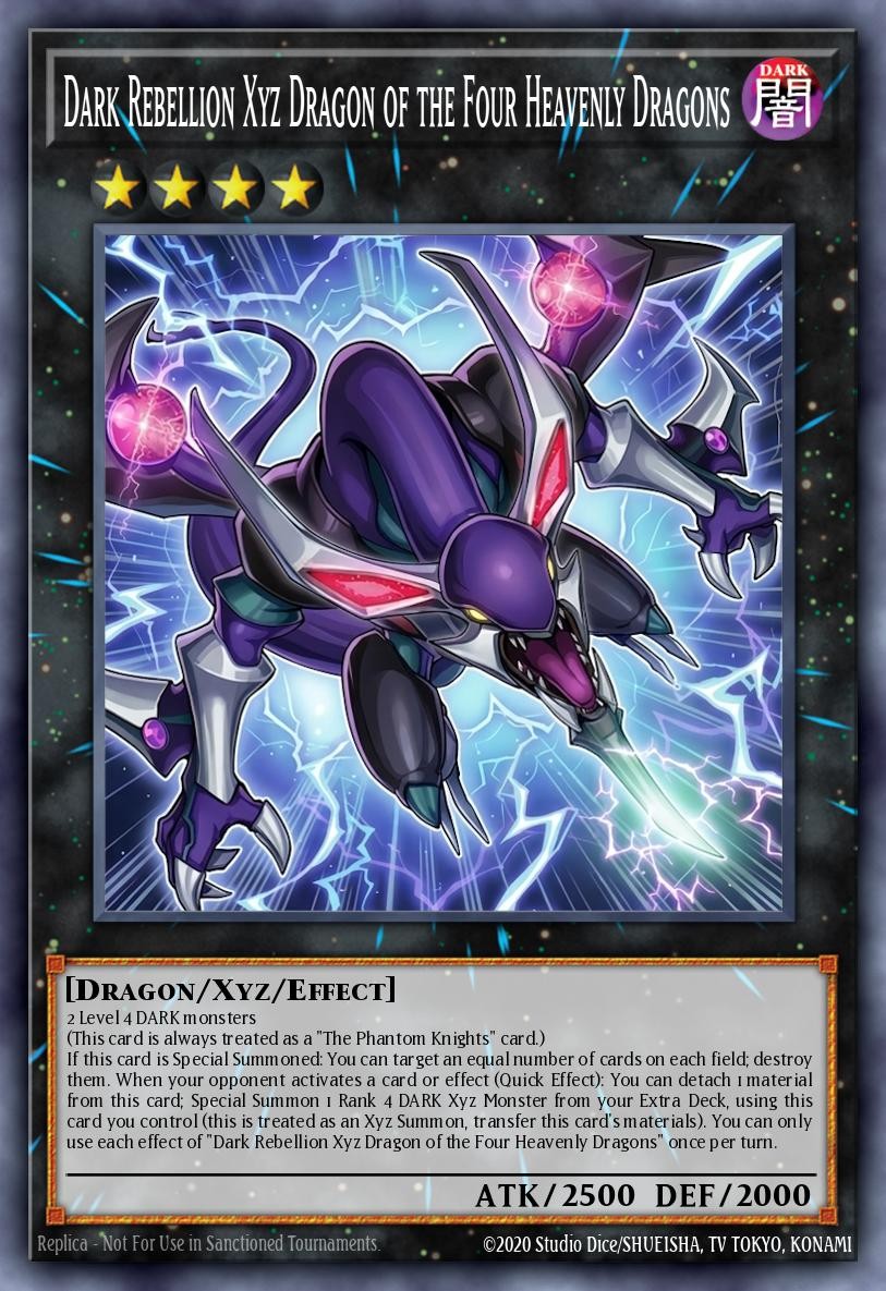 Dark Rebellion Xyz Dragon of the Four Heavenly Dragons - Image 1