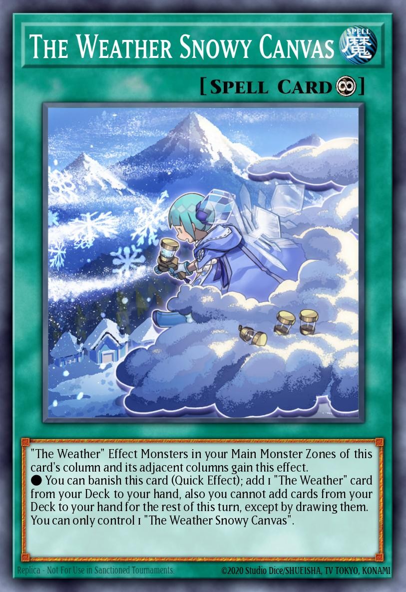 The Weather Snowy Canvas - Image 1