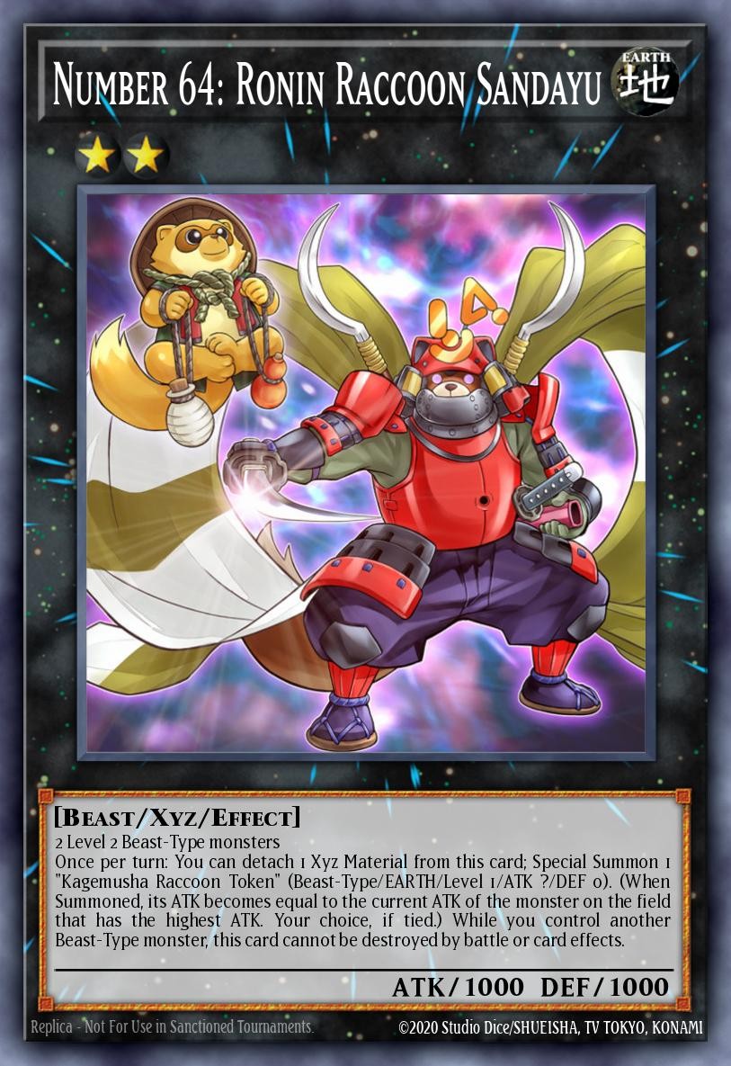 Number 64: Ronin Raccoon Sandayu - Image 1
