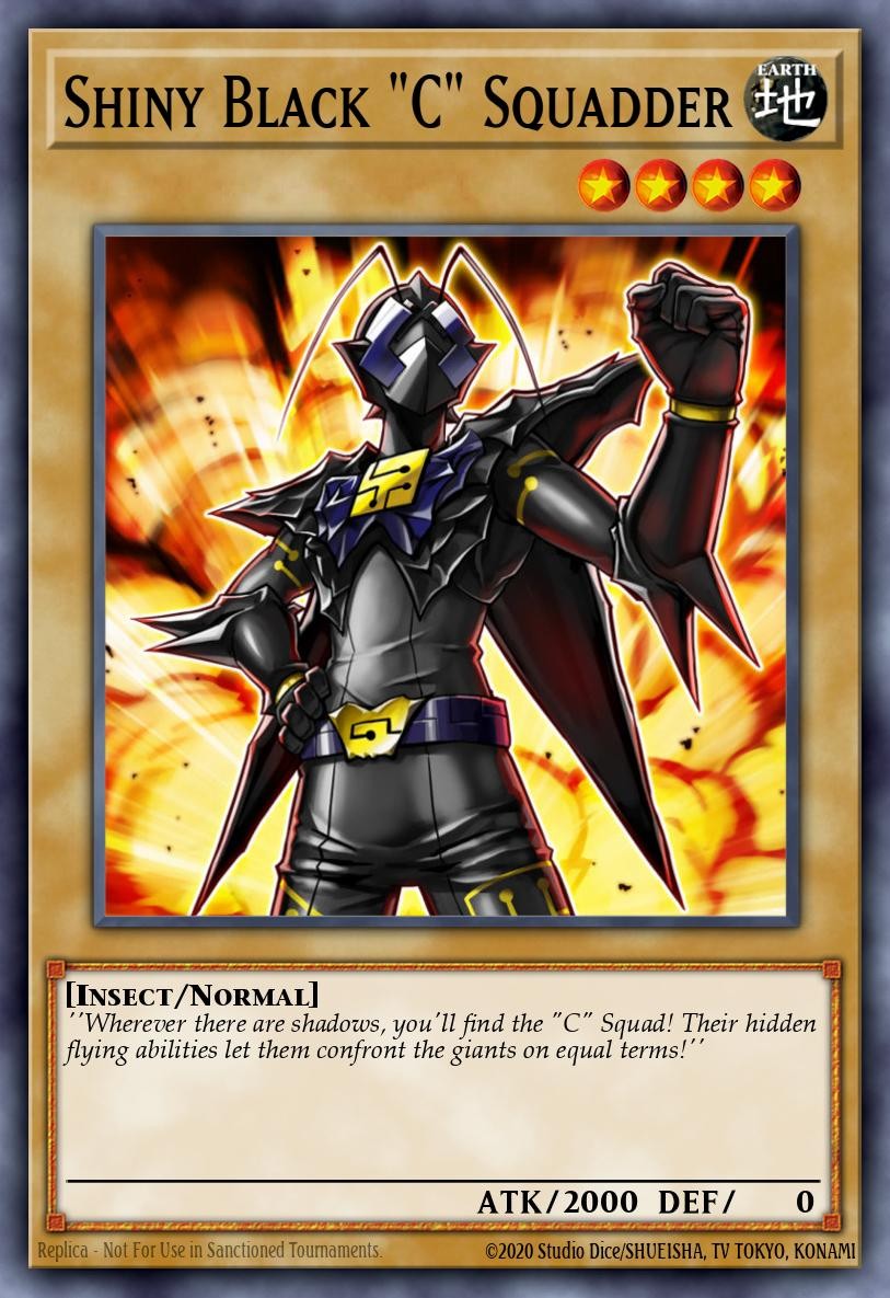 Shiny Black "C" Squadder - Image 1