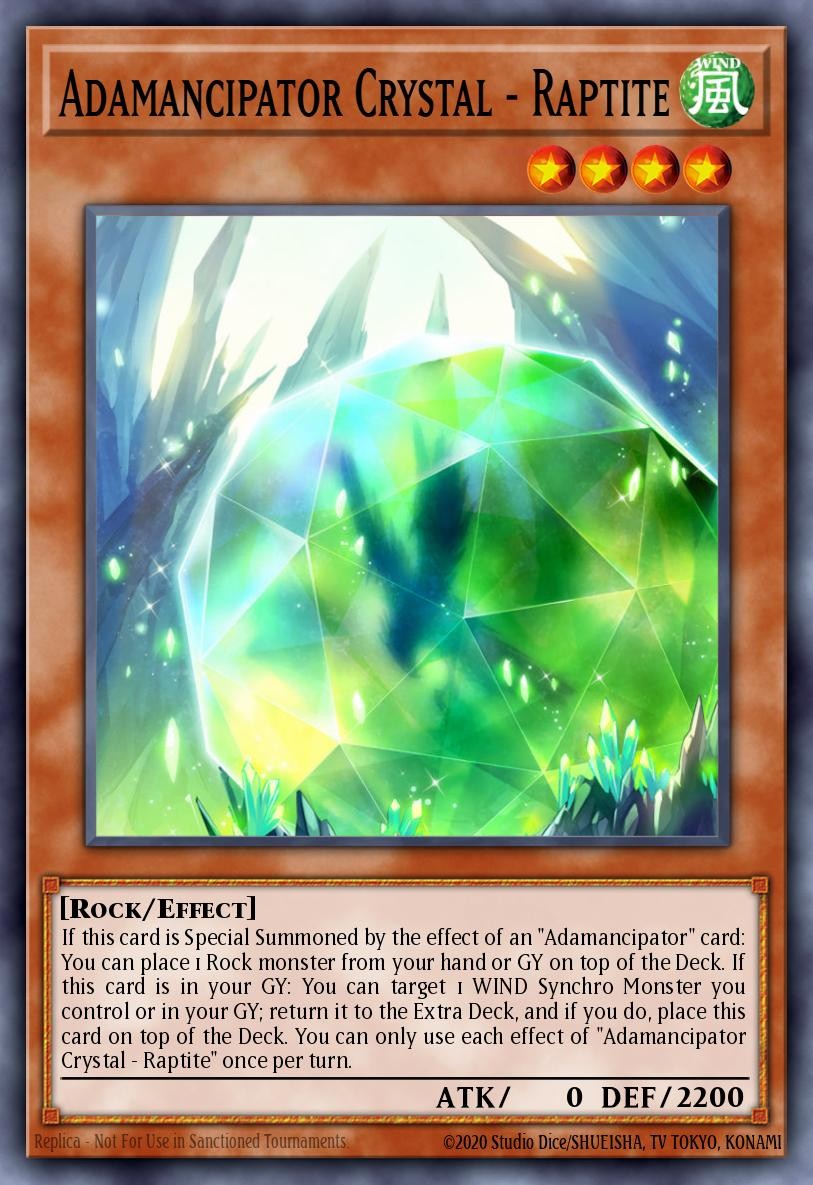 Adamancipator Crystal - Raptite - Image 1
