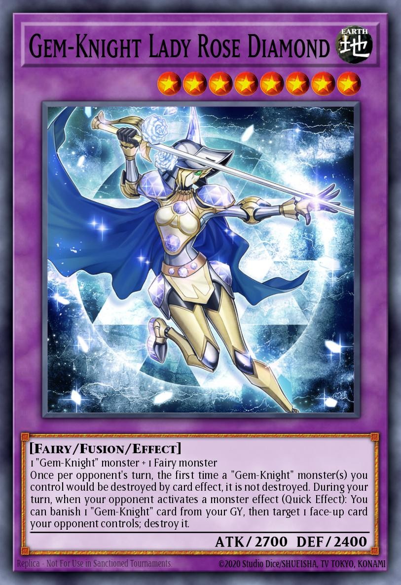 Gem-Knight Lady Rose Diamond - Image 1