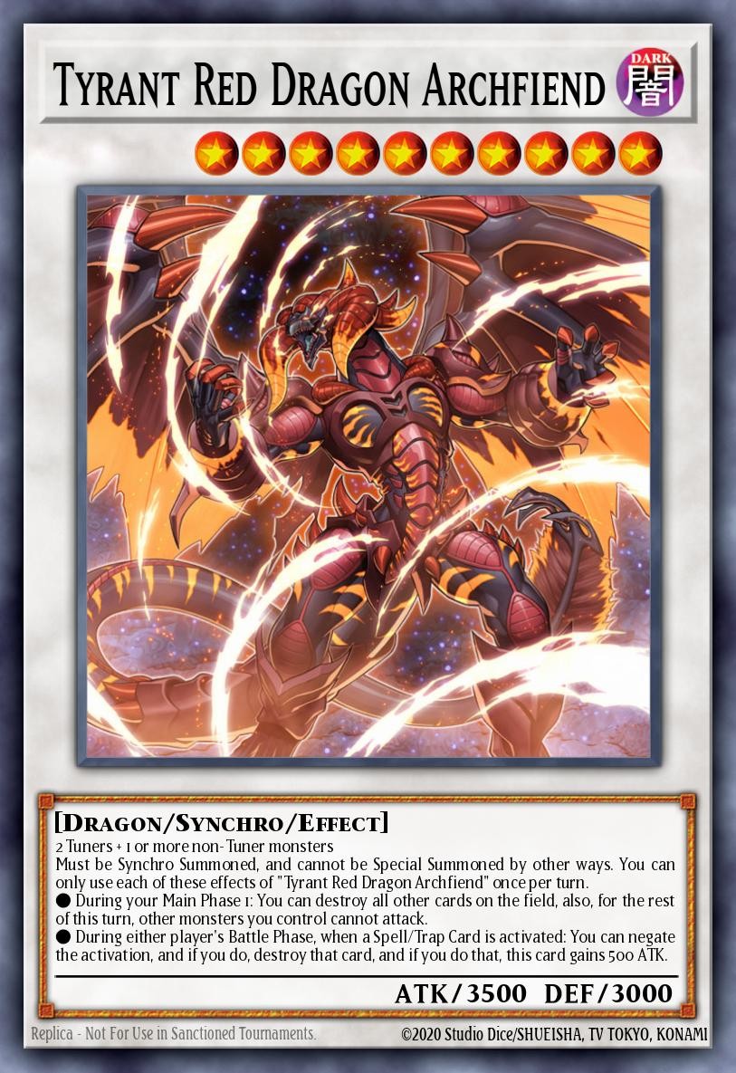 Tyrant Red Dragon Archfiend - Image 1