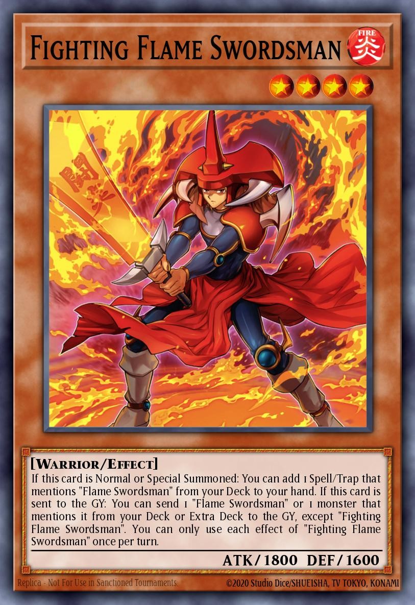 Fighting Flame Swordsman - Image 1