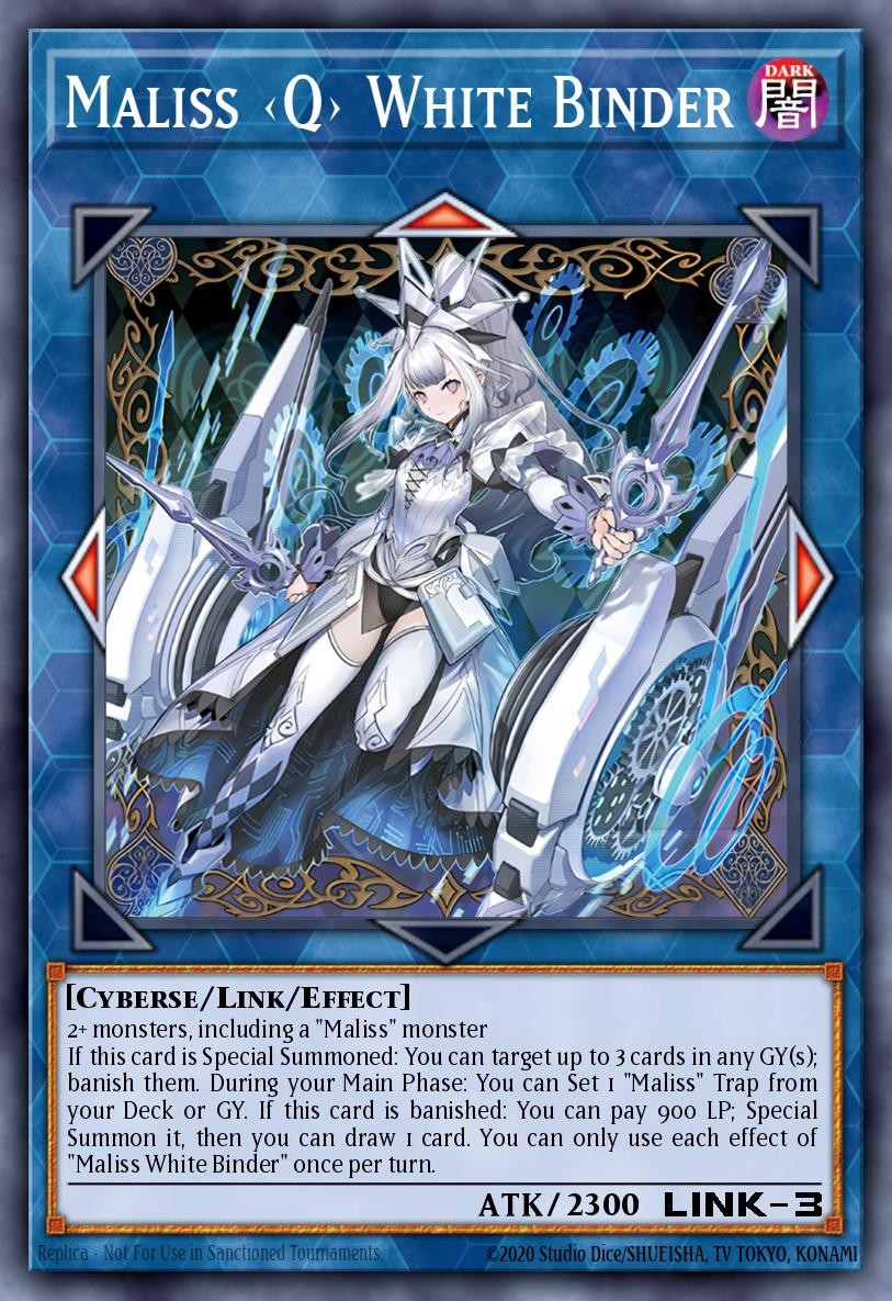 Maliss <Q> White Binder - Image 1