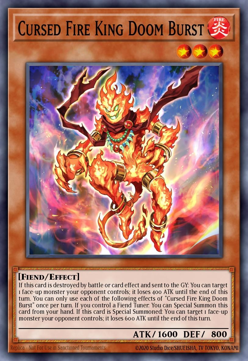 Cursed Fire King Doom Burst - Image 1