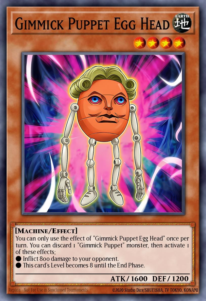 Gimmick Puppet Egg Head - Image 1