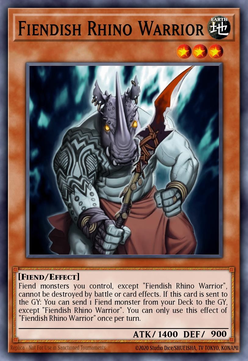 Fiendish Rhino Warrior - Image 1