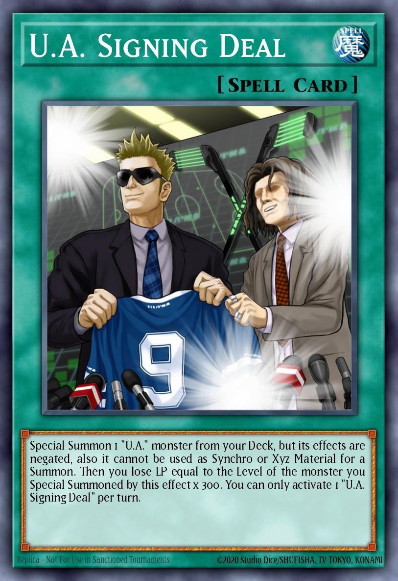 U.A. Signing Deal - Image 1