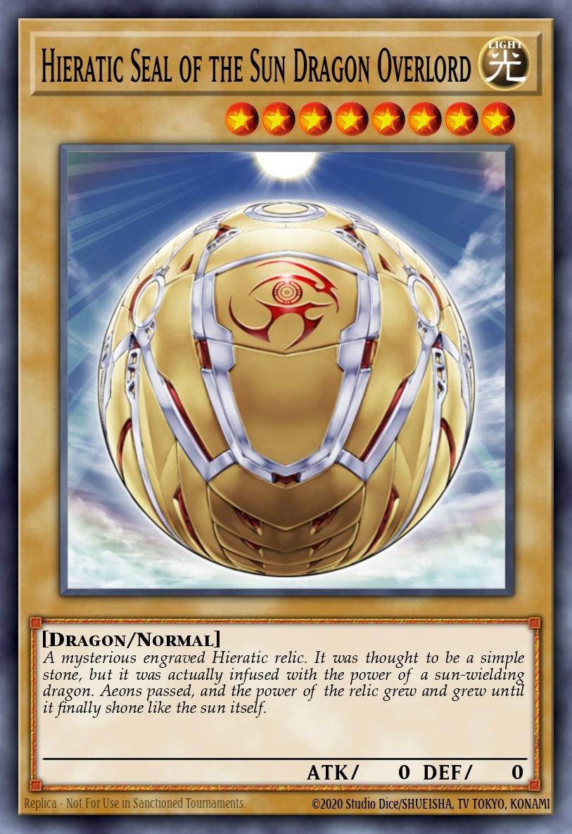 Hieratic Seal of the Sun Dragon Overlord - Image 1