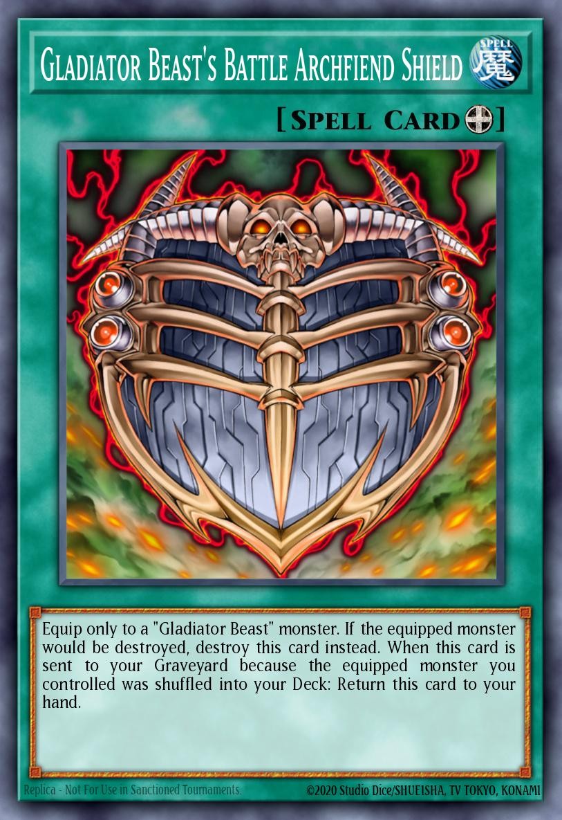 Gladiator Beast's Battle Archfiend Shield - Image 1