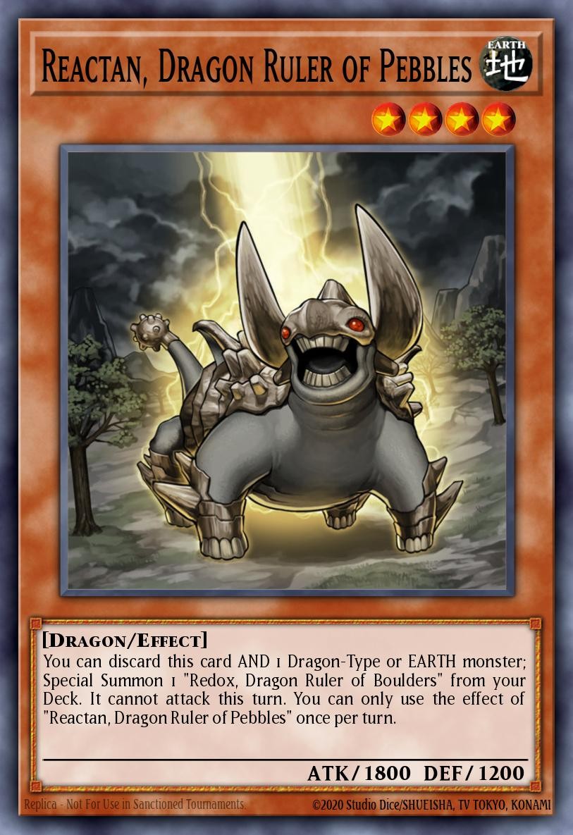 Reactan, Dragon Ruler of Pebbles - Image 1