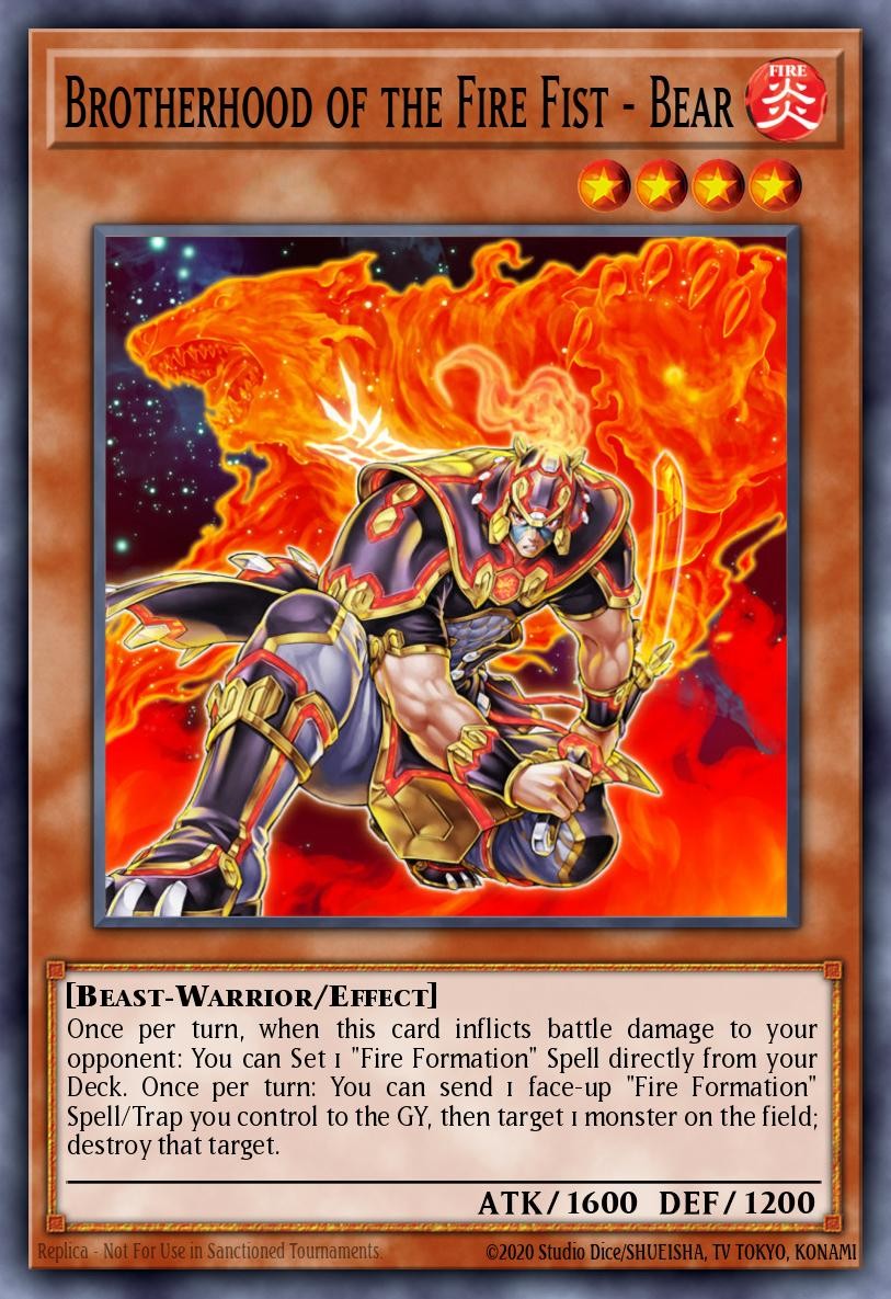 Brotherhood of the Fire Fist - Bear - Image 1