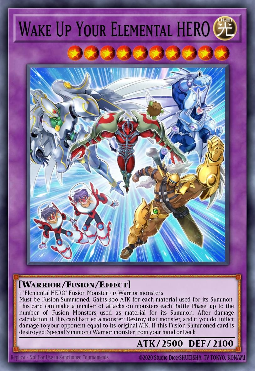 Wake Up Your Elemental HERO - Image 1