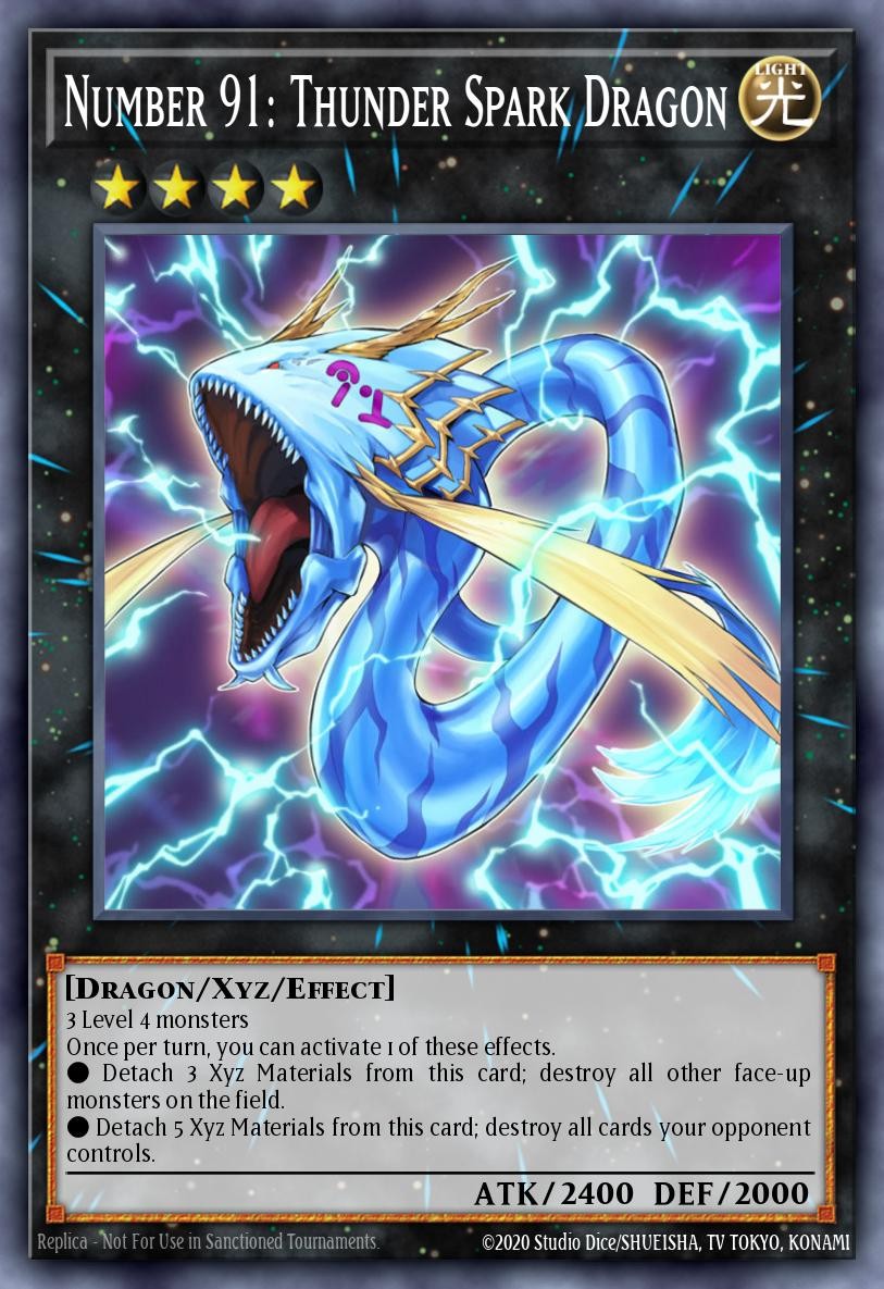 Number 91: Thunder Spark Dragon - Image 1