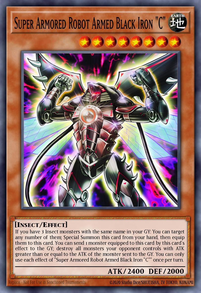 Super Armored Robot Armed Black Iron "C" - Image 1