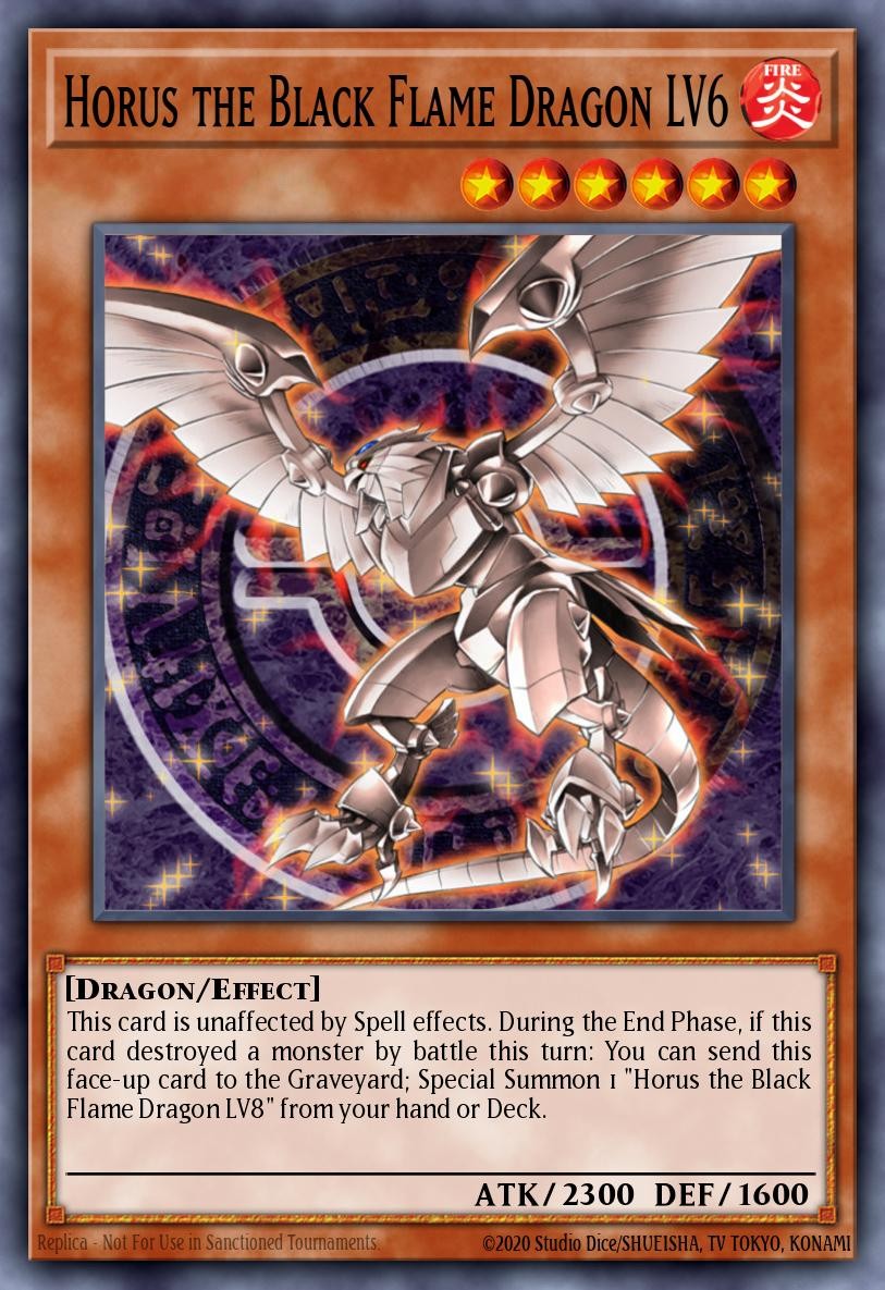 Horus the Black Flame Dragon LV6 - Image 1