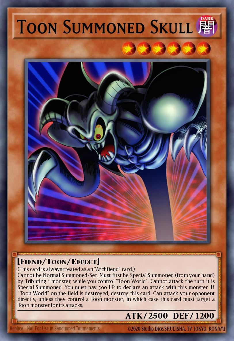 2023 Yu-Gi-Oh! Spell Ruler Toon Summoned Skull #SRL-EN073 Yu-Gi-Oh! card front