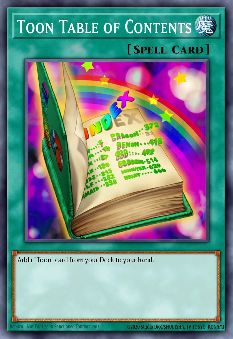 Toon Table of Contents - Image 1