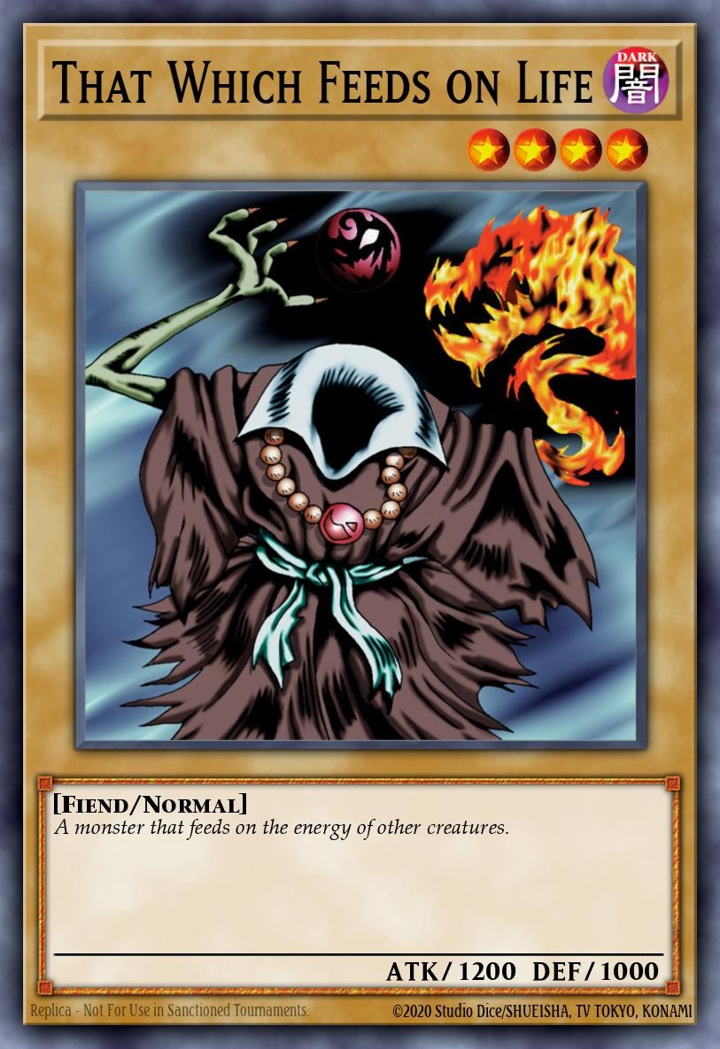 2020 Yu-Gi-Oh! Speed Duel Starter Decks: Twisted Nightmares That Which Feeds on Life #SS05-ENA04 trading card