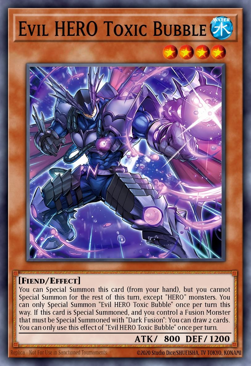 Evil HERO Toxic Bubble - Image 1
