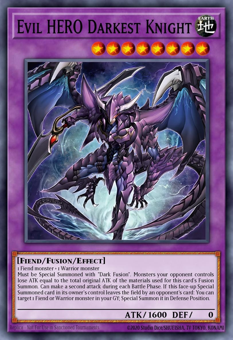 Evil HERO Darkest Knight - Image 1