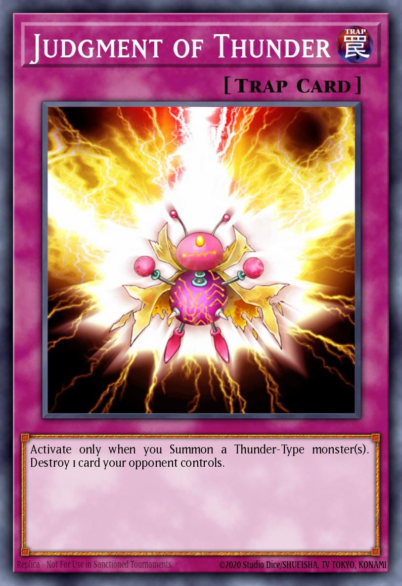 Judgment of Thunder (Common · Normal) · 2008 · The Duelist Genesis