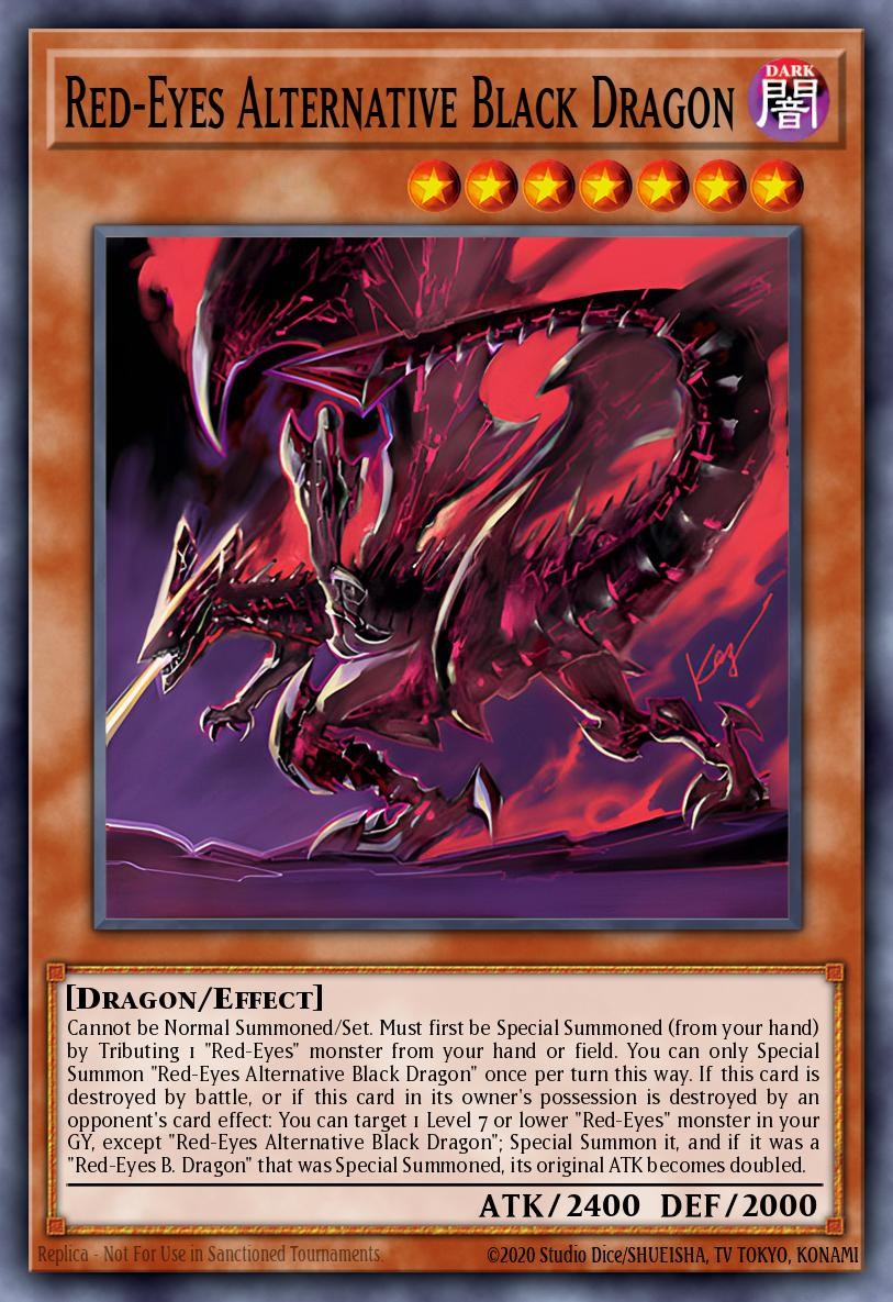 Red-Eyes Alternative Black Dragon - Image 1