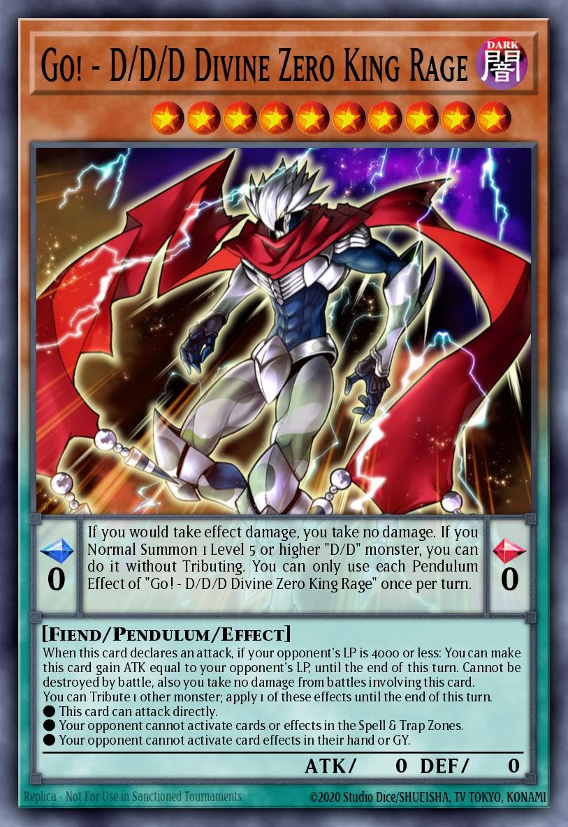 Go! - D/D/D Divine Zero King Rage - Image 1